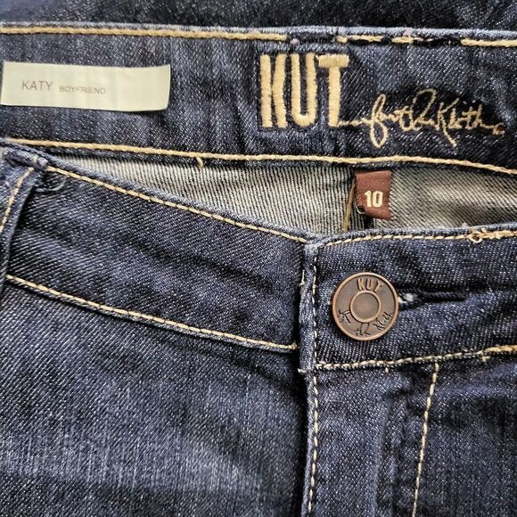 Kut From The Kloth Katy Boyfriend Denim Mid Rise Jeans Women’s Size 10 - Picture 3 of 10